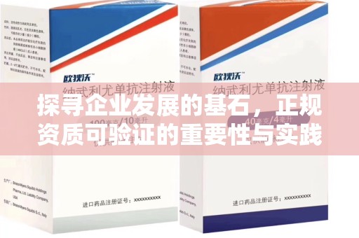 中山探寻企业发展的基石，正规资质可验证的重要性与实践